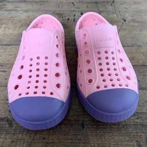 Pink and Purple Native Jefferson Shoes